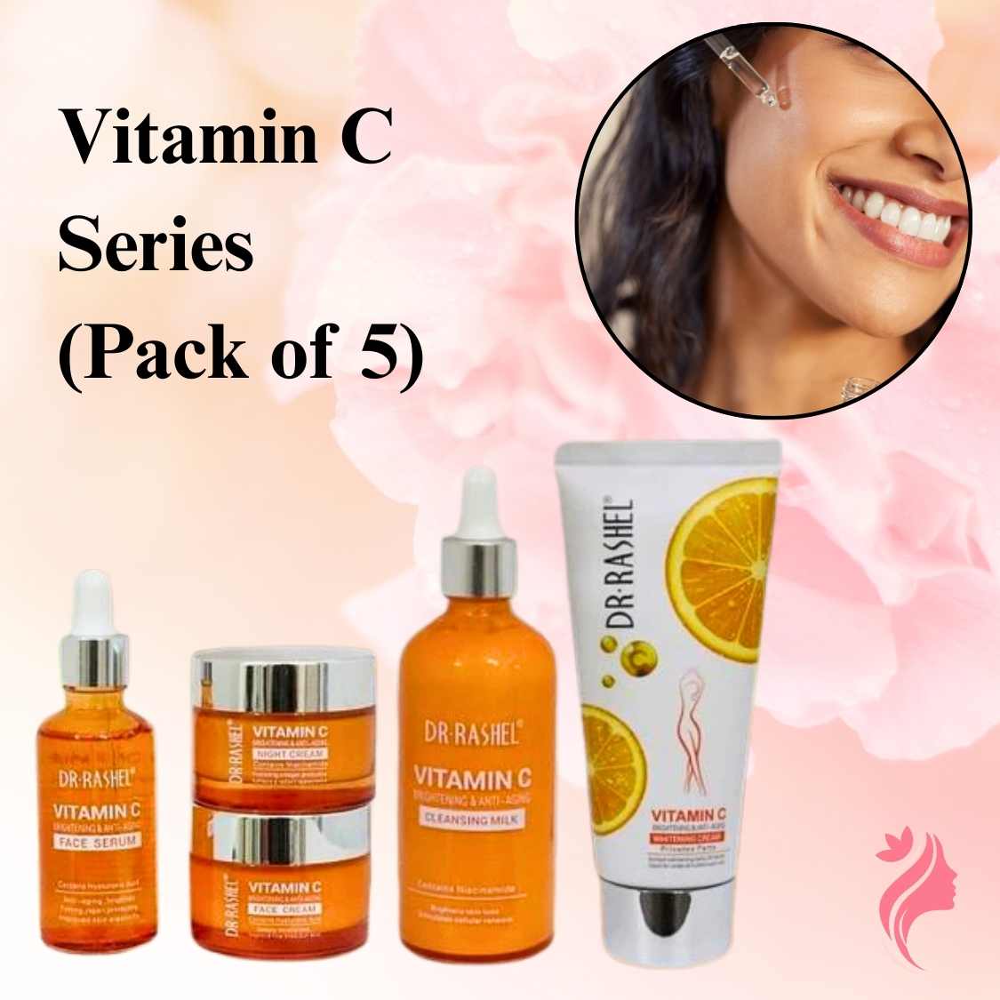 Dr Rashel Vitamin C Brightening & Anti-Aging Series – Pack of 5