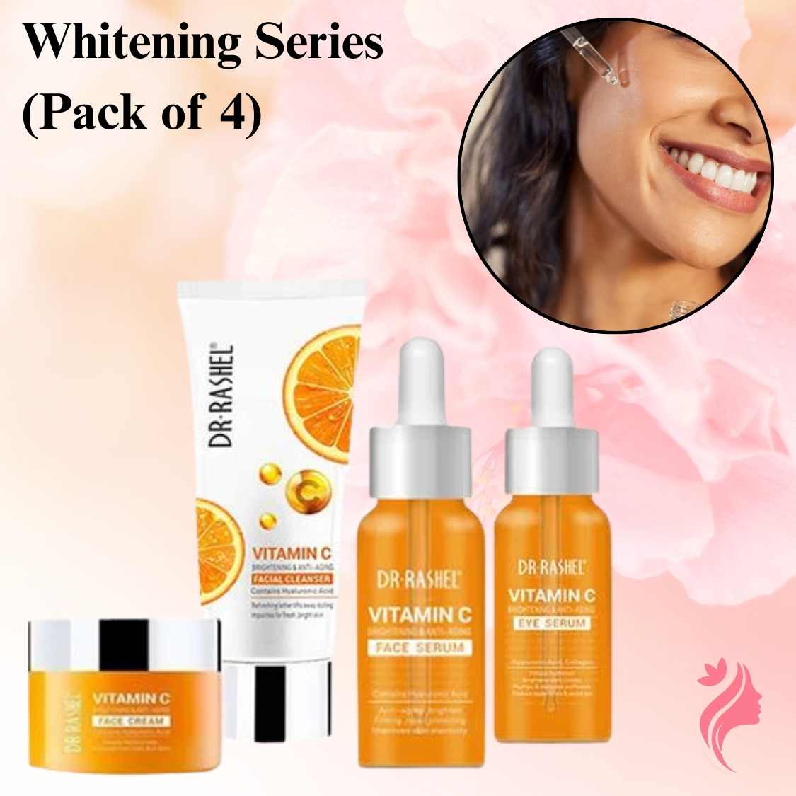 Dr Rashel Brightening Vitamin C Series Kit – Pack of 4