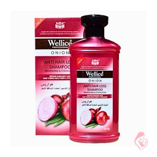 Wellice Onion Anti Hair Loss Shampoo – 400ml
