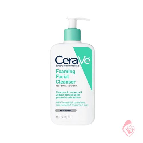 CeraVe Foaming Facial Cleanser 355ml – Oil Control for Normal to Oily Skin 8oz