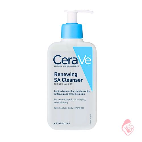 CeraVe Renewing SA Cleanser 237ml – Gentle Exfoliating Face Wash with Salicylic Acid