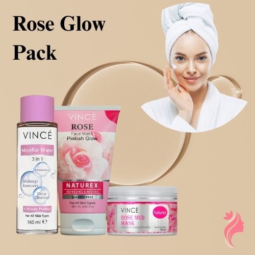 Rose Glow Pack – Brightening & Deep Cleansing Skincare