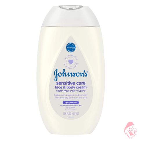 Johnson’s Sensitive Care Face & Body Baby Cream 400ML – Gentle Hydration for Sensitive Skin