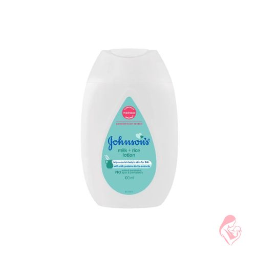 Johnson's Baby Milk + Rice Lotion 100ml | Gentle Nourishing Baby Lotion