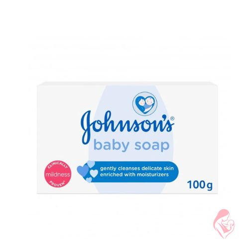 Johnson's Milk Baby Soap 100g | Gentle Cleanser with Milk Proteins & Vitamin E